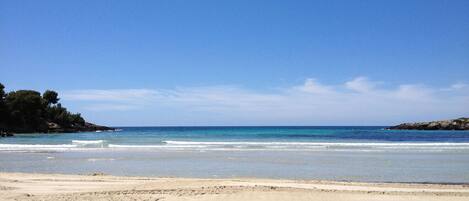 white sand beach, Taranto, Litoranea Salentina, just 10 minutes drive