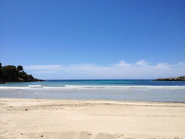 white sand beach, Taranto, Litoranea Salentina, just 10 minutes drive