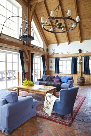 The living room with a big view.