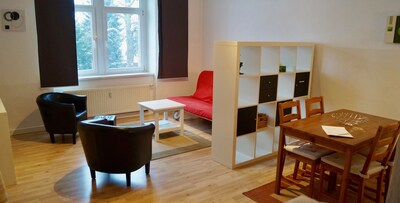 apartamento acogedor y moderno y luminoso en Dresde "Casa de la libertad"