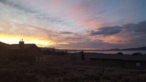 Sunrise across Henry's Lake