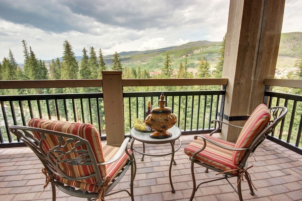 Balcony with outdoor furniture perfect for relaxing