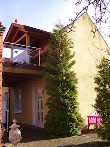 Kleines Ferienhaus direkt am Elberadweg