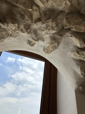 Blick von der Unterkunft