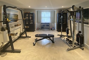 Home fitness room