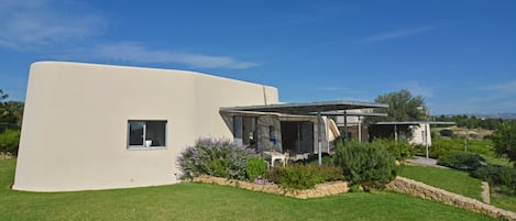 View of the Senior house from the lawn