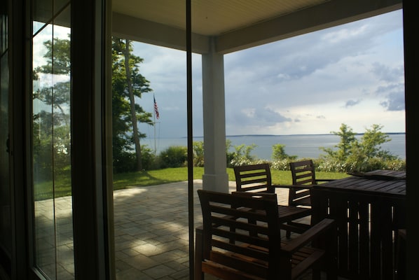 Downstairs porch