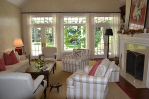 LIVING ROOM, looking outdoors