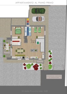 Apartments with two bedrooms and two bathrooms - First Floor