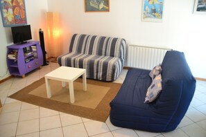 The lounge area