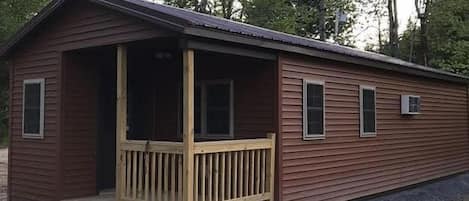 Front of cabin
