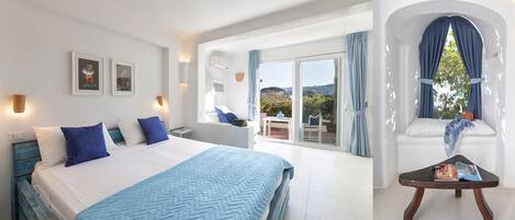 Aptm and Room in a Small and Fine Resort, set in a botanical Garden.  On Ischia 