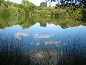 See bei Lugane zum Schwimmen