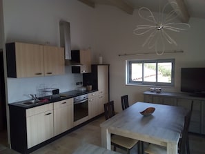 cuisine privative de la chambre d'hĂŽtes