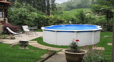 Colline di Camaiore, beautiful semi-detached house with garden and swimming pool ...