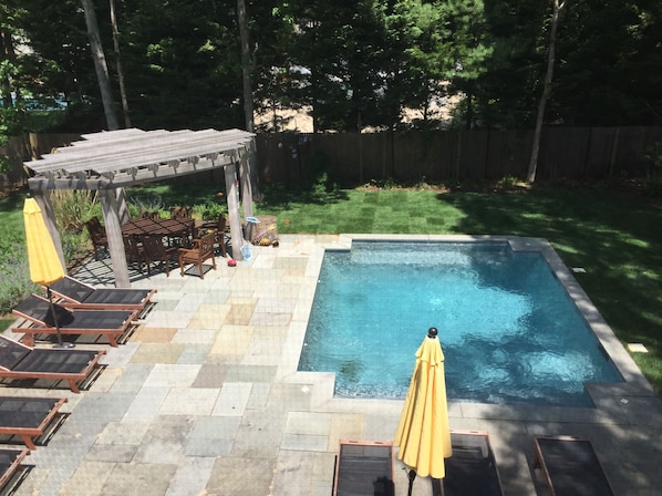 Pool and backyard 