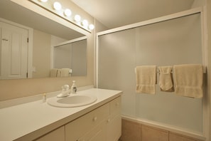 Master Bath. Jetted Tub with Shower.