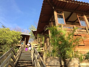 Main entrance - stairs to 3 levels - Good Workout! ;)