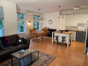 KItchen and dining area
