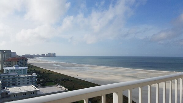 Balconey View, you can see the length of all Marco Beach!