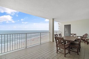 Large Balcony with Gulf Views