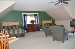 Guest suite, shot taken  from kitchen area