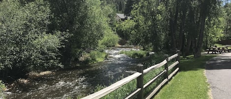 Bear Creek along Kittredge Park, just 2 blocks away!