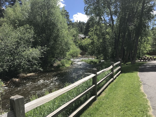 Bear Creek along Kittredge Park, just 2 blocks away!