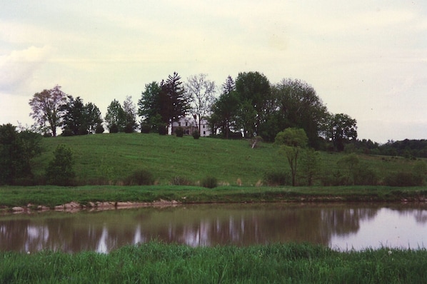 View of 18th century house 15 acres