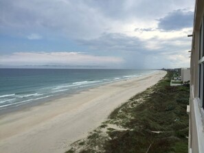 View down the beach