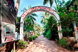 Entrance to Resort