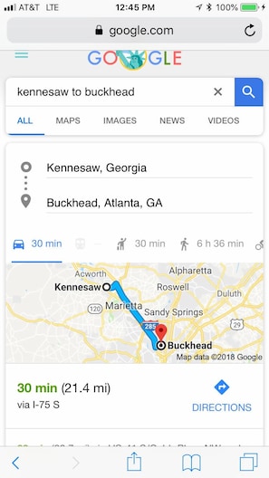 Convenient to Buckhead!