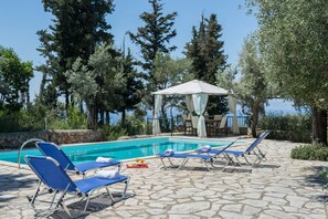 terrace with private pool