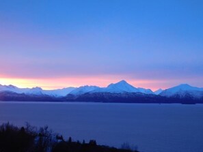 Sunset over Kachemak Bay 