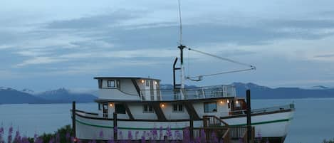 The Double Eagle overlooks Kachemak Bay in Homer.