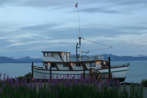 The Double Eagle overlooks Kachemak Bay in Homer.