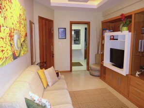 Living & View the Kitchen