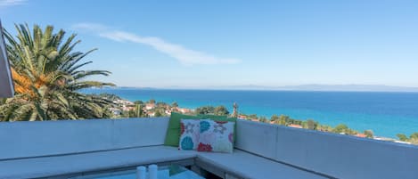 Panoramic view of Chaniotis village and the gulf