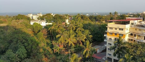 This is the view overlooking towards North-east from the Master Bedroom Balcony