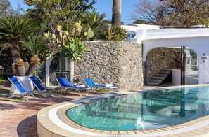 The pools Area, one internal with thermal Whater, one out side, Sauna, solarium