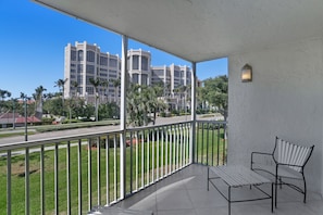 Patio and view