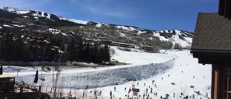 View of Fanny Hill on Snowmass Mountain, from the balcony.