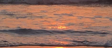 Sunset on the beach