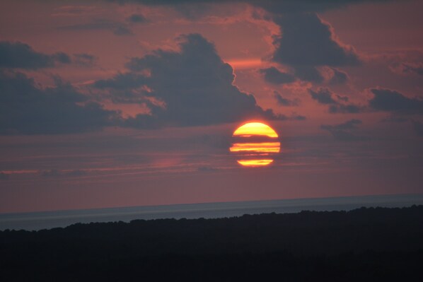 Sunset from the balcony