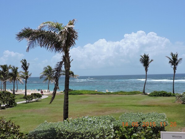 The beach view at Westin Dawn Beach Club
