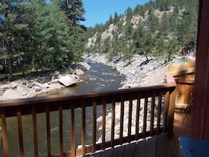 Back yard view of river