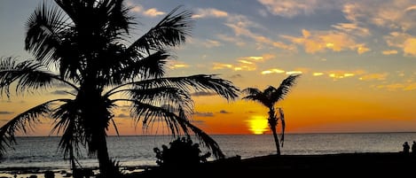 Sunset view from our backyard