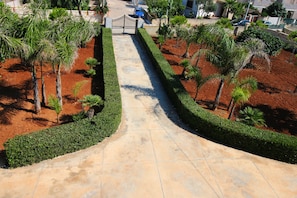 Panoramic view of front gate entrance