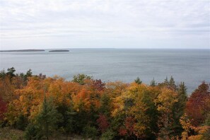 Spectacular view of fall colors