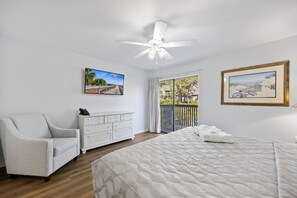 Master bedroom with King